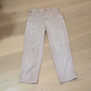 Pilcro Dusty Pink Cargo Pants Sz 27